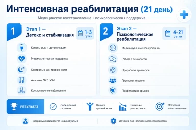 Реабилитация за 21 день в Элисте